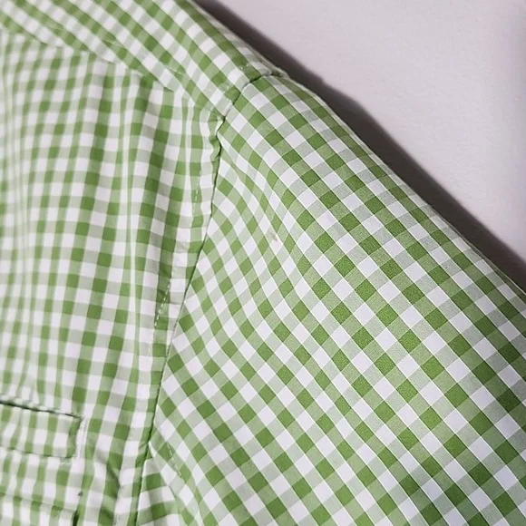 Duluth Trading Co. Mens short sleeve button down Large shirt Green - Picture 5 of 8